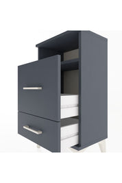 Arges Komodin Tek Raflı 2 Çekmeceli 44x30x80 - S08M018V5A