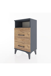 Arges Komodin Tek Raflı 2 Çekmeceli 44x30x80 - S08M018V6A