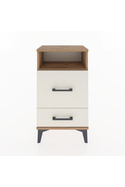 Arges Komodin Tek Raflı 2 Çekmeceli 44x30x80 - S08M018V7A