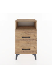 Arges Komodin Tek Raflı 2 Çekmeceli 44x30x80 - S08M018V9A
