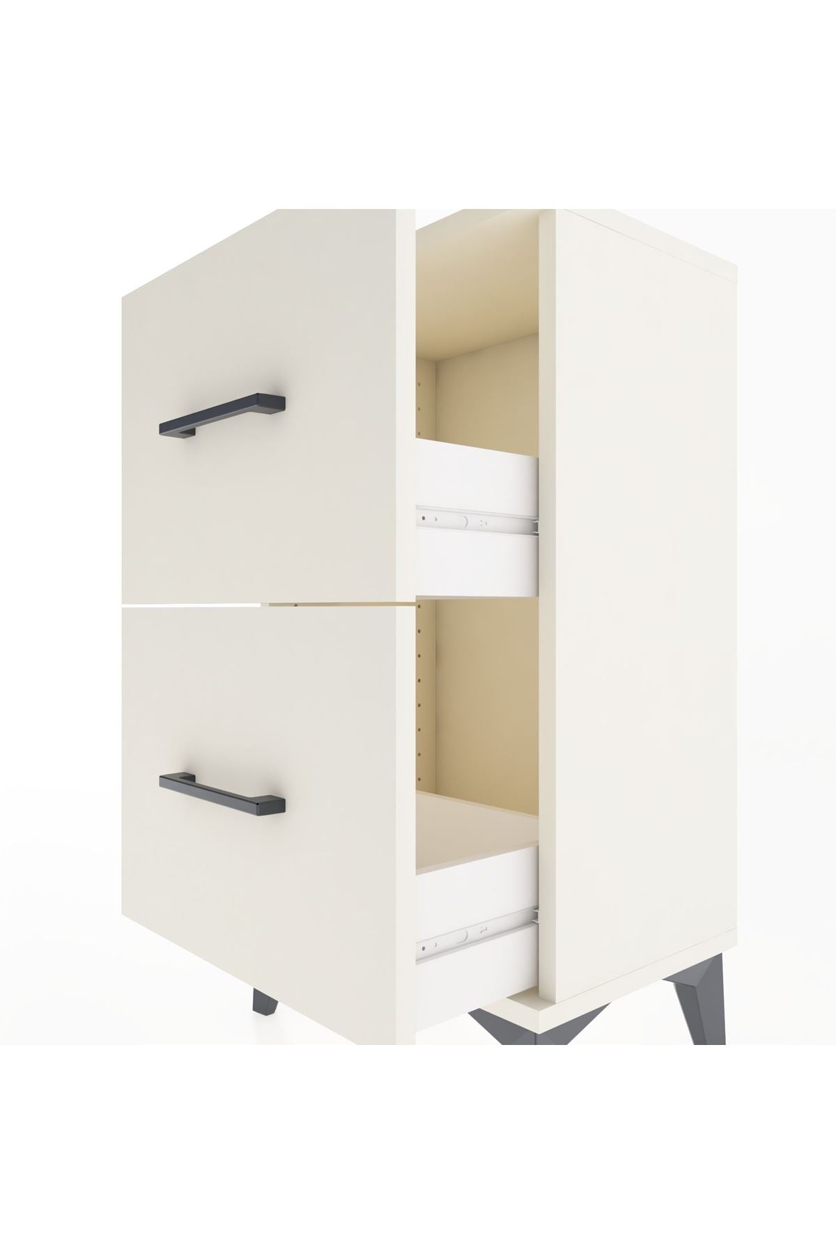 Arges Komodin 2 Çekmeceli 44x30x80 - S08M019V1A