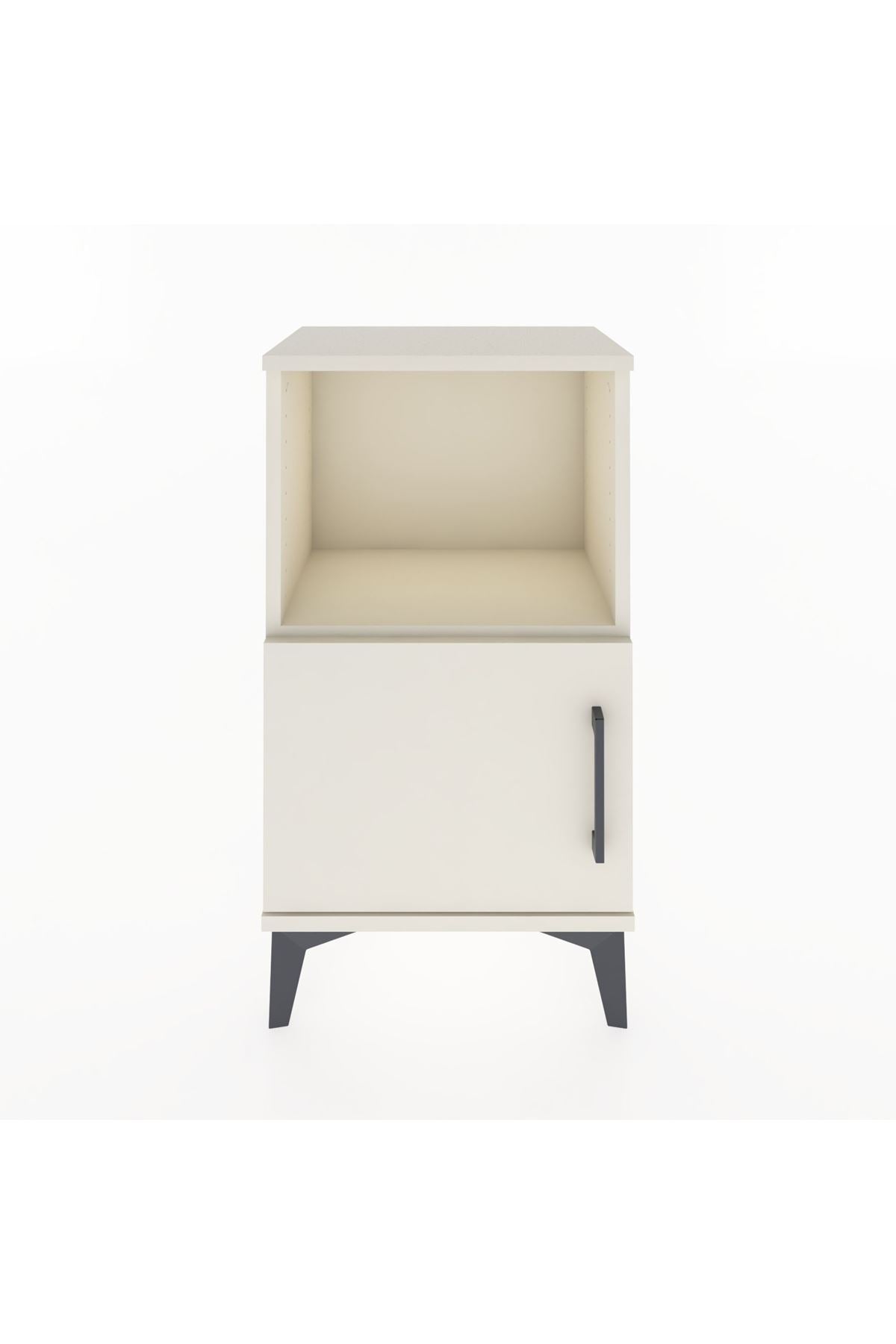 Arges Komodin 2 Raflı Tek Kapaklı 44x30x80 - S08M001V1A