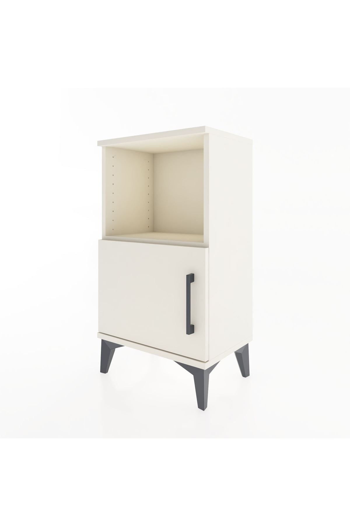 Arges Komodin 2 Raflı Tek Kapaklı 44x30x80 - S08M001V1A