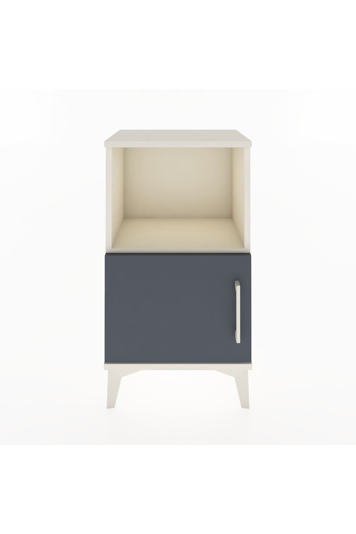 Arges Komodin 2 Raflı Tek Kapaklı 44x30x80 - S08M001V2A