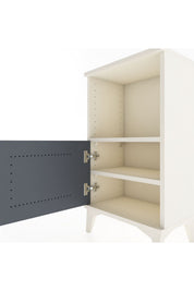 Arges Komodin 2 Raflı Tek Kapaklı 44x30x80 - S08M001V2A