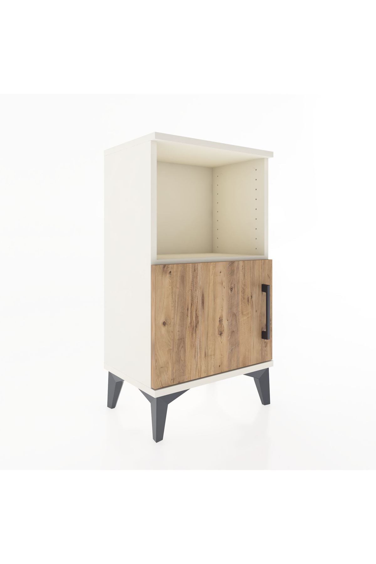 Arges Komodin 2 Raflı Tek Kapaklı 44x30x80 - S08M001V3A