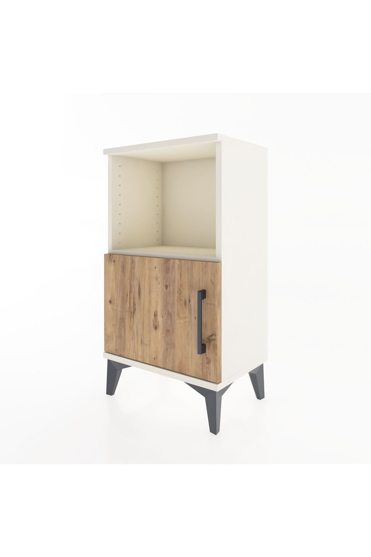Arges Komodin 2 Raflı Tek Kapaklı 44x30x80 - S08M001V3A