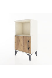 Arges Komodin 2 Raflı Tek Kapaklı 44x30x80 - S08M001V3A