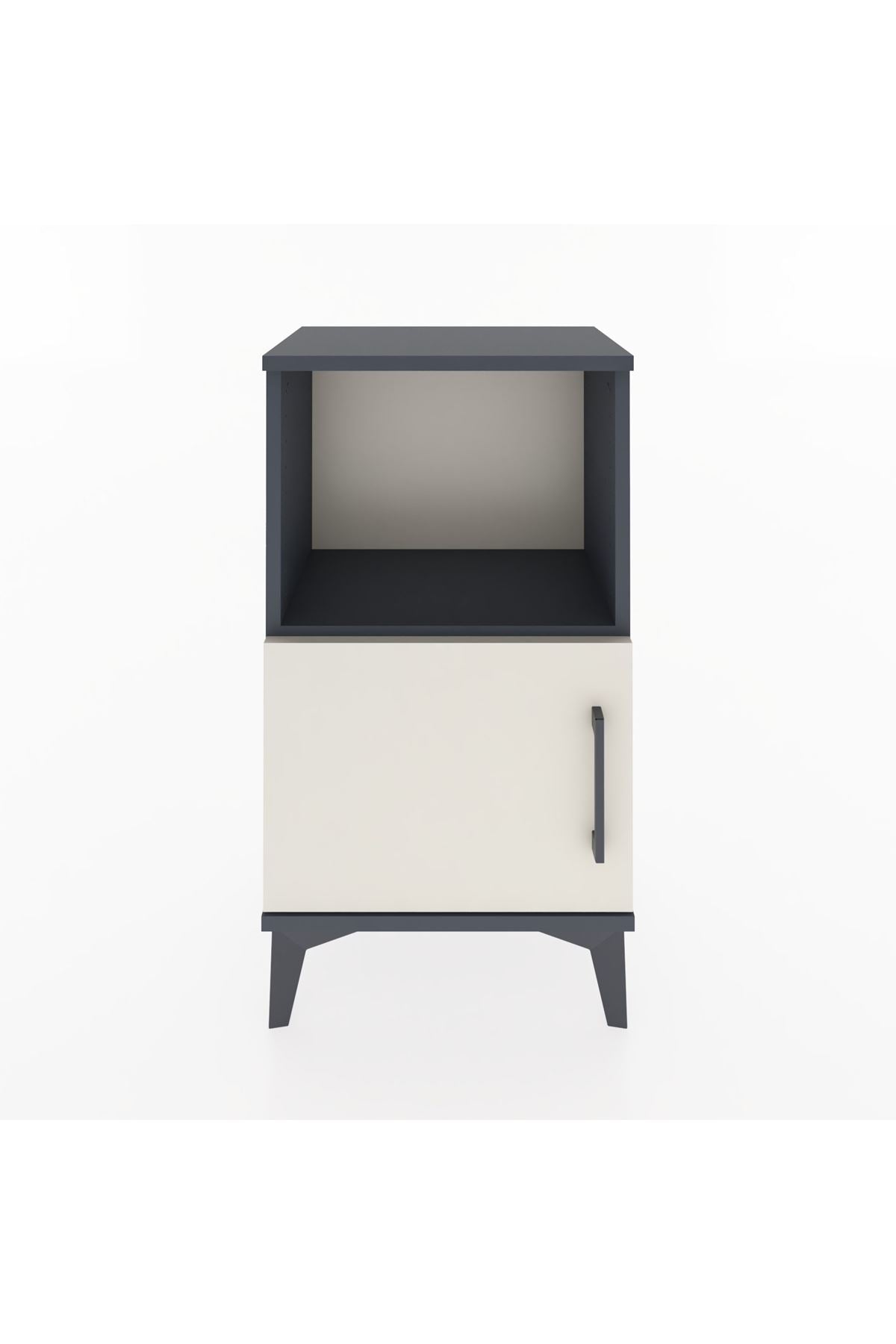 Arges Komodin 2 Raflı Tek Kapaklı 44x30x80 - S08M001V4A