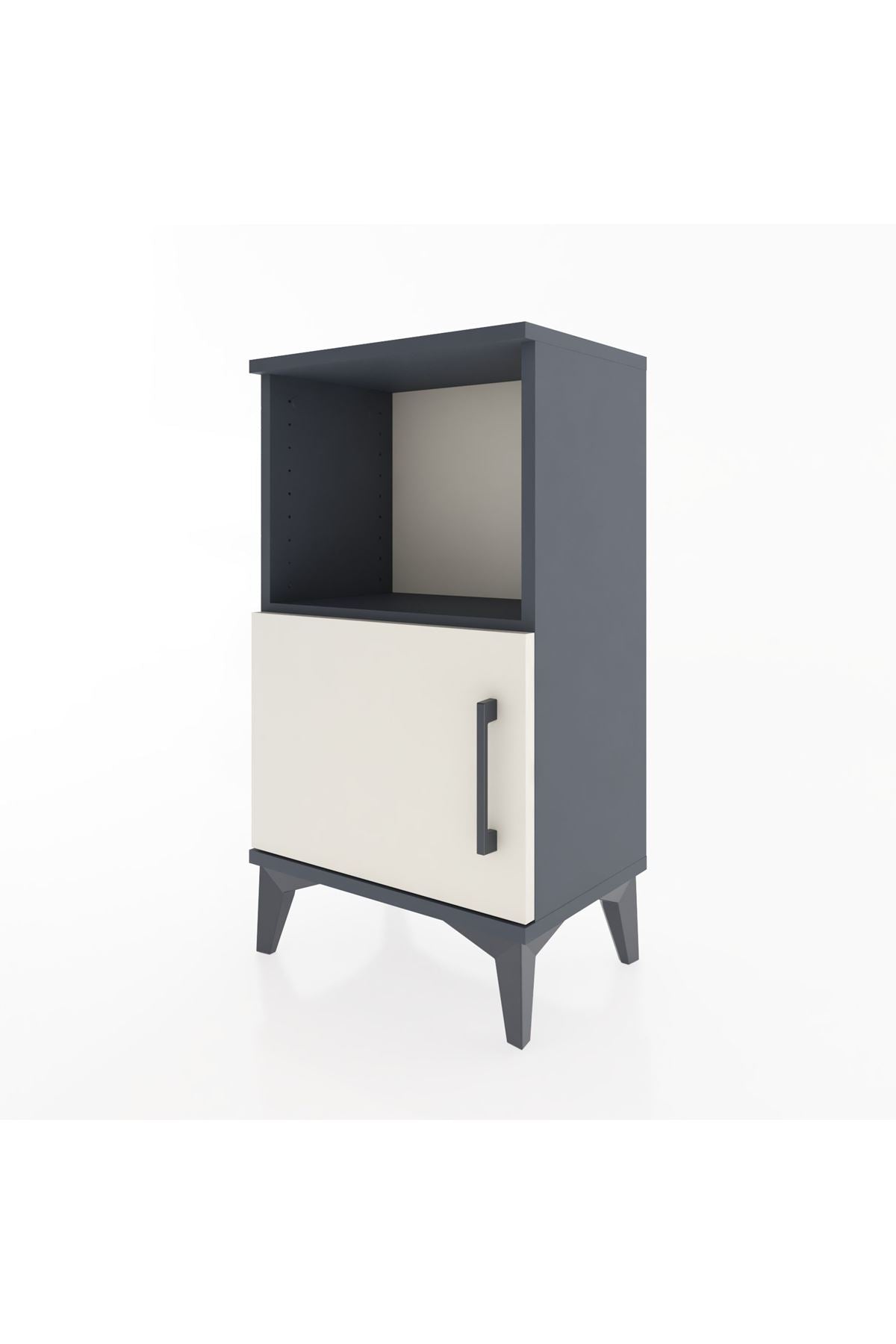 Arges Komodin 2 Raflı Tek Kapaklı 44x30x80 - S08M001V4A