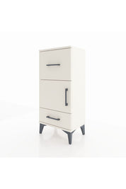 Arges Komodin Tek Raflı 2 Çekmeceli Tek Kapaklı 44x30x96 - S09M029V1A