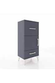 Arges Komodin Tek Raflı 2 Çekmeceli Tek Kapaklı 44x30x96 - S09M029V5A