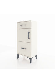 Arges Komodin Tek Raflı 2 Çekmeceli Tek Kapaklı 44x30x96 - S09M030V1A