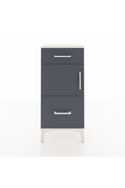 Arges Komodin Tek Raflı 2 Çekmeceli Tek Kapaklı 44x30x96 - S09M030V2A