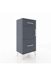 Arges Komodin Tek Raflı 2 Çekmeceli Tek Kapaklı 44x30x96 - S09M030V5A