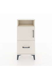 Arges Komodin 2 Raflı Tek Çekmeceli 2 Kapaklı 44x30x96 - S09M031V1A