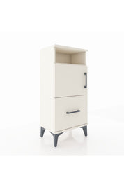 Arges Komodin 2 Raflı Tek Çekmeceli 2 Kapaklı 44x30x96 - S09M031V1A