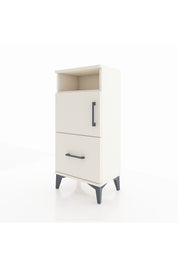 Arges Komodin 2 Raflı Tek Çekmeceli 2 Kapaklı 44x30x96 - S09M031V1A