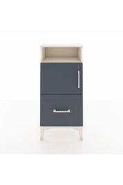 Arges Komodin 2 Raflı Tek Çekmeceli 2 Kapaklı 44x30x96 - S09M031V2A