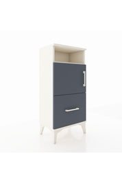 Arges Komodin 2 Raflı Tek Çekmeceli 2 Kapaklı 44x30x96 - S09M031V2A