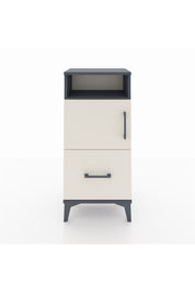 Arges Komodin 2 Raflı Tek Çekmeceli 2 Kapaklı 44x30x96 - S09M031V4A