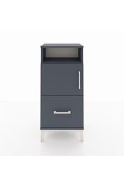 Arges Komodin 2 Raflı Tek Çekmeceli 2 Kapaklı 44x30x96 - S09M031V5A
