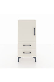 Arges Komodin 2 Raflı 2 Çekmeceli Tek Kapaklı 44x30x96 - S09M032V1A