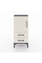 Arges Komodin 2 Raflı 2 Çekmeceli Tek Kapaklı 44x30x96 - S09M032V4A