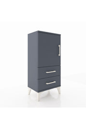 Arges Komodin 2 Raflı 2 Çekmeceli Tek Kapaklı 44x30x96 - S09M032V5A