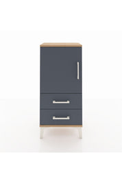 Arges Komodin 2 Raflı 2 Çekmeceli Tek Kapaklı 44x30x96 - S09M032V8A