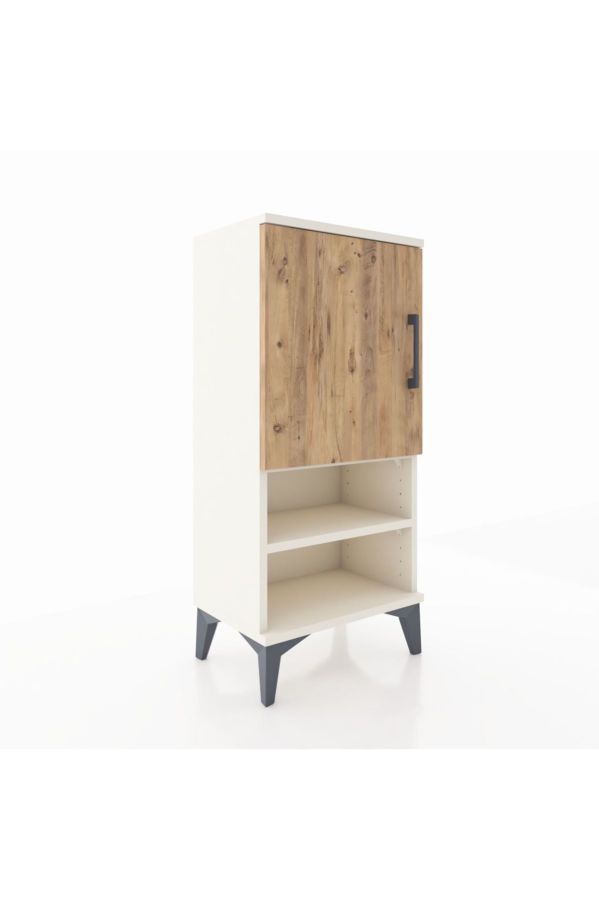 Arges Komodin 3 Raflı Tek Kapaklı 44x30x96 - S09M033V3A