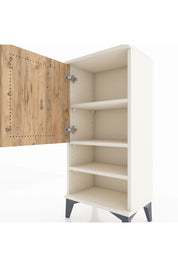 Arges Komodin 3 Raflı Tek Kapaklı 44x30x96 - S09M033V3A