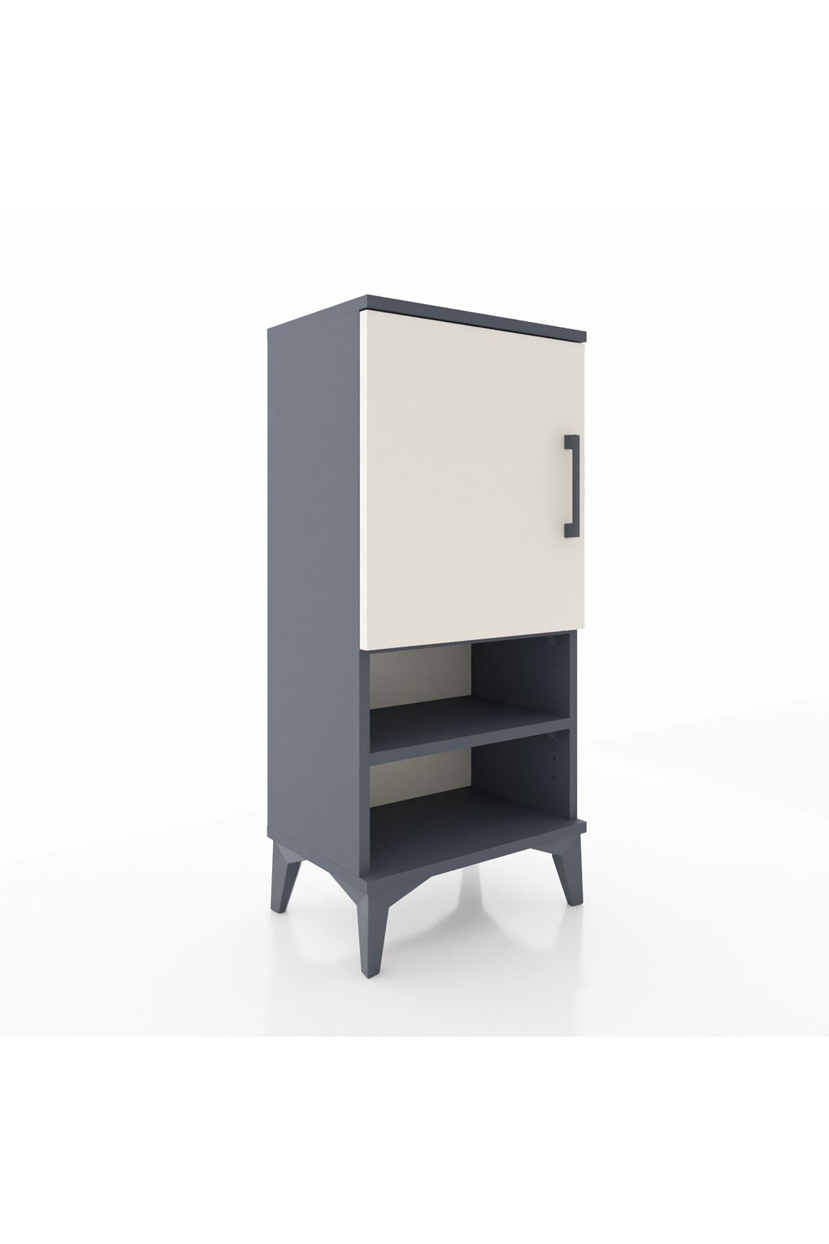 Arges Komodin 3 Raflı Tek Kapaklı 44x30x96 - S09M033V4A
