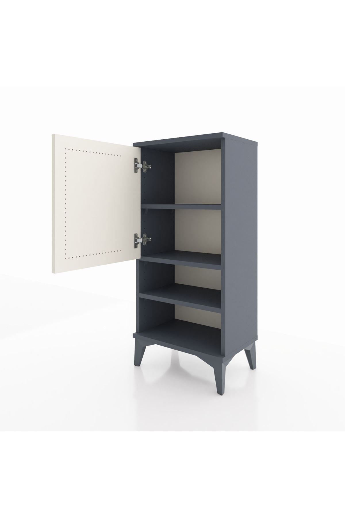 Arges Komodin 3 Raflı Tek Kapaklı 44x30x96 - S09M033V4A