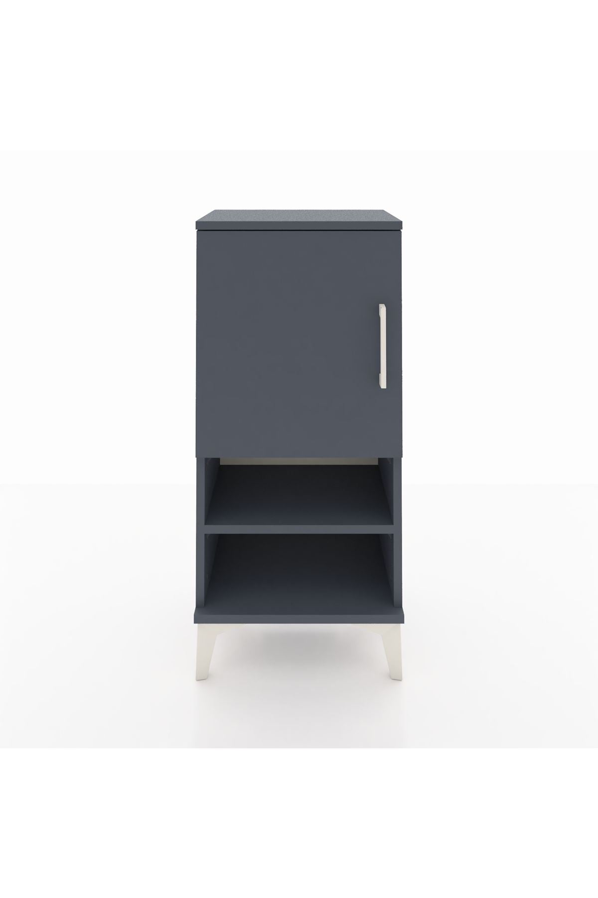 Arges Komodin 3 Raflı Tek Kapaklı 44x30x96 - S09M033V5A