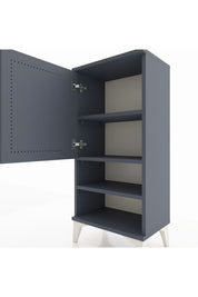 Arges Komodin 3 Raflı Tek Kapaklı 44x30x96 - S09M033V5A