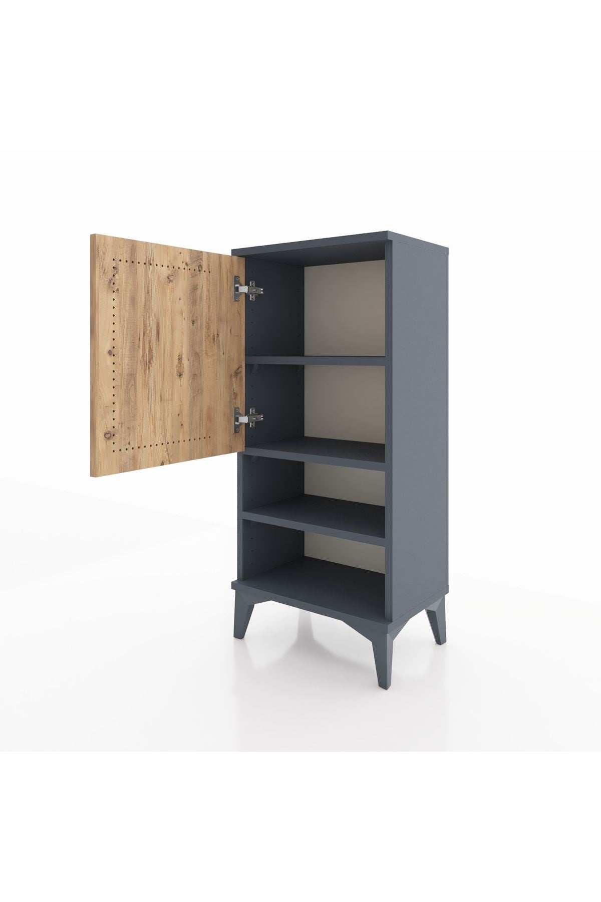 Arges Komodin 3 Raflı Tek Kapaklı 44x30x96 - S09M033V6A