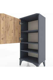 Arges Komodin 3 Raflı Tek Kapaklı 44x30x96 - S09M033V6A