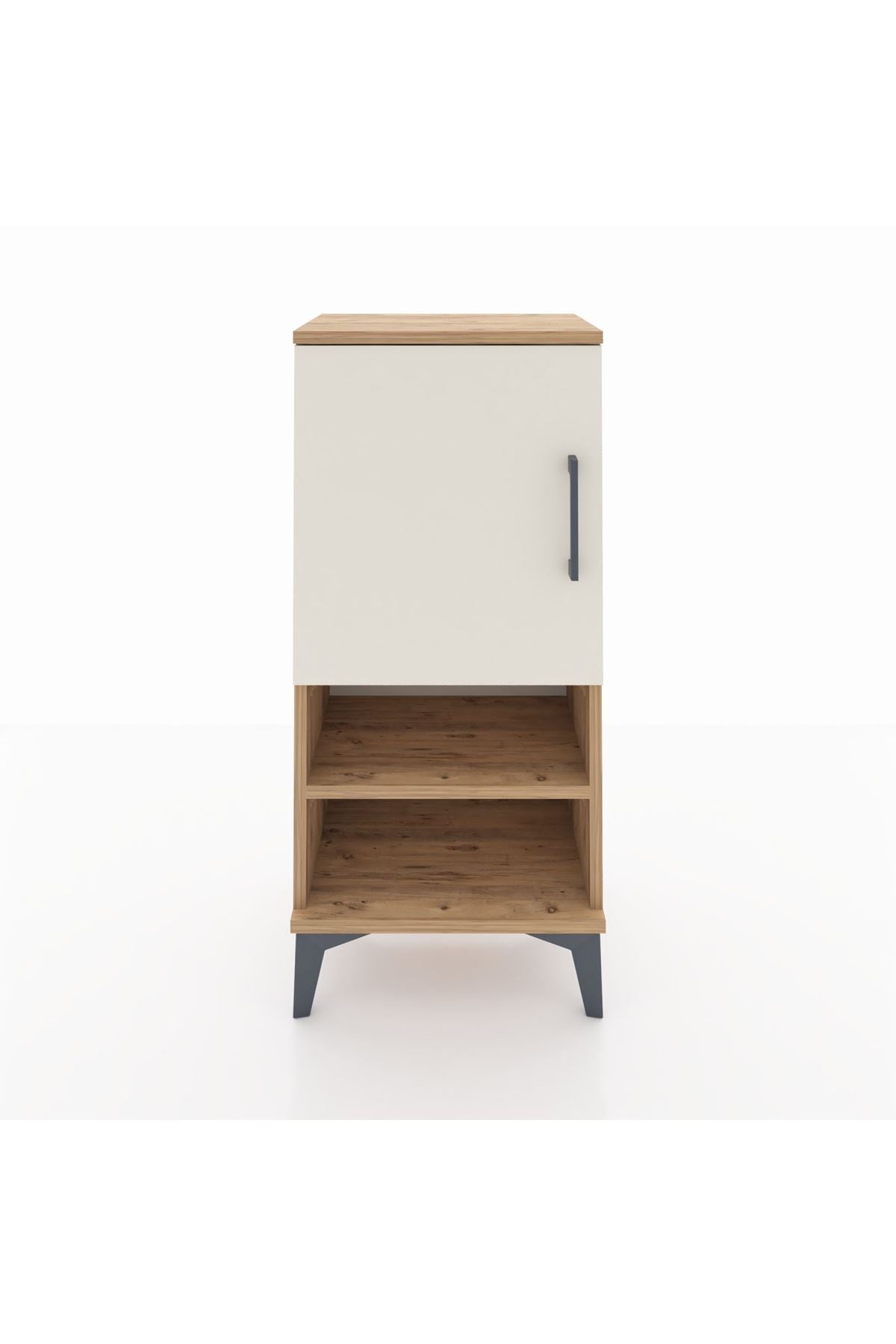 Arges Komodin 3 Raflı Tek Kapaklı 44x30x96 - S09M033V7A