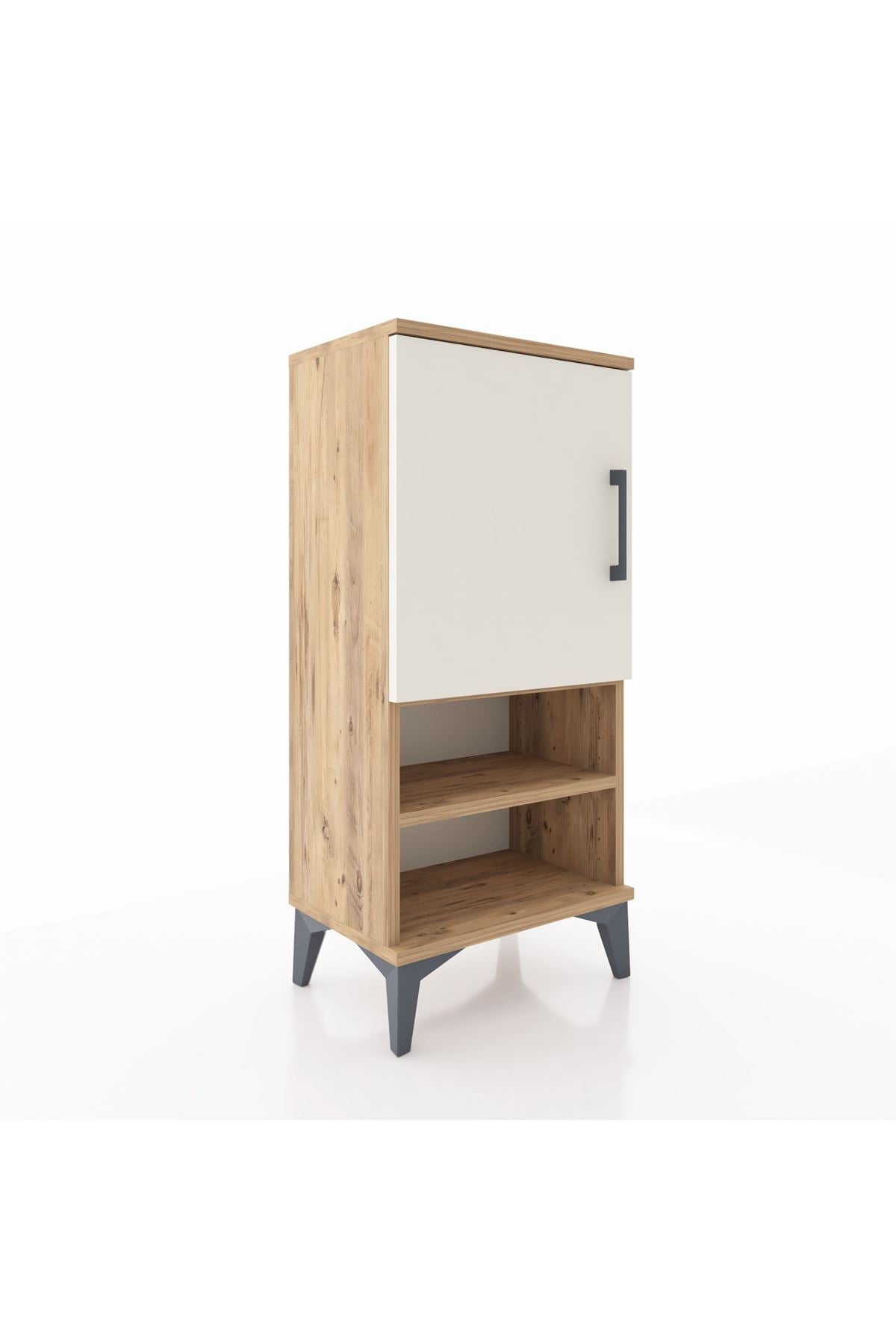 Arges Komodin 3 Raflı Tek Kapaklı 44x30x96 - S09M033V7A