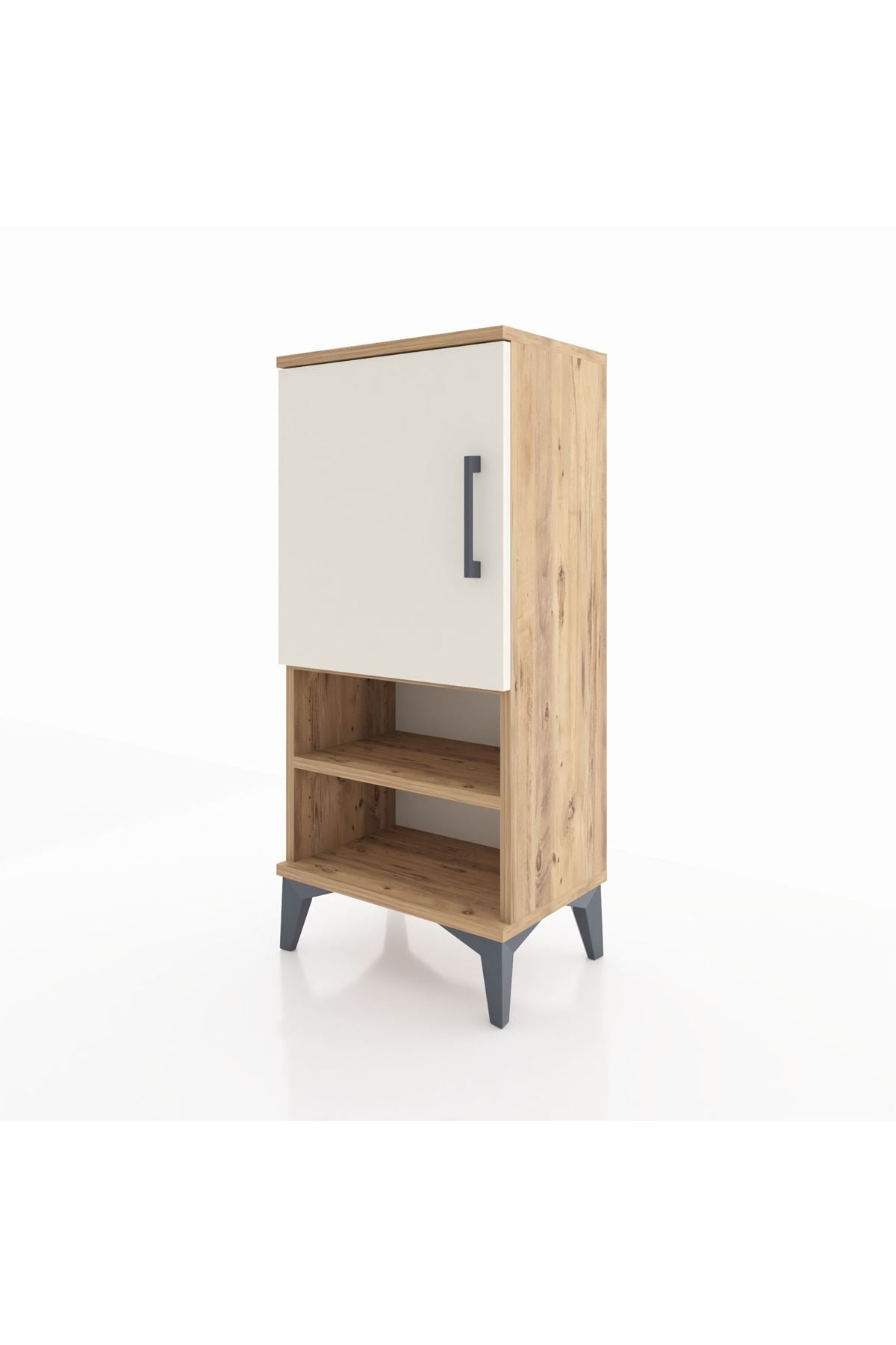 Arges Komodin 3 Raflı Tek Kapaklı 44x30x96 - S09M033V7A
