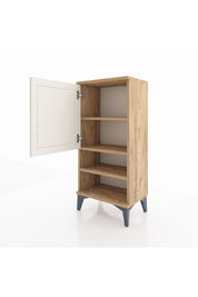 Arges Komodin 3 Raflı Tek Kapaklı 44x30x96 - S09M033V7A