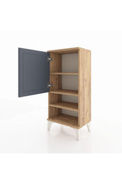 Arges Komodin 3 Raflı Tek Kapaklı 44x30x96 - S09M033V8A