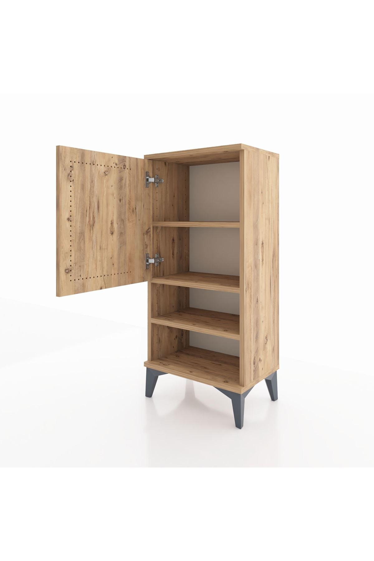 Arges Komodin 3 Raflı Tek Kapaklı 44x30x96 - S09M033V9A