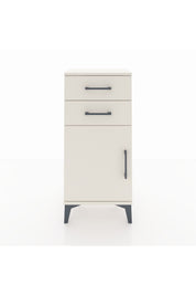 Arges Komodin Tek Raflı 2 Çekmeceli Tek Kapaklı 44x30x96 - S09M034V1A