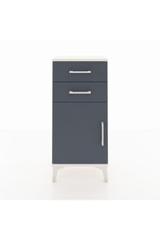 Arges Komodin Tek Raflı 2 Çekmeceli Tek Kapaklı 44x30x96 - S09M034V2A