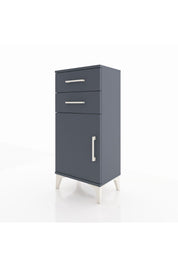 Arges Komodin Tek Raflı 2 Çekmeceli Tek Kapaklı 44x30x96 - S09M034V5A