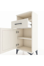 Arges Komodin 2 Raflı Tek Çekmeceli Tek Kapaklı 44x30x96 - S09M035V1A