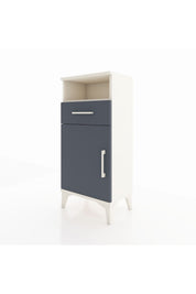 Arges Komodin 2 Raflı Tek Çekmeceli Tek Kapaklı 44x30x96 - S09M035V2A