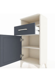 Arges Komodin 2 Raflı Tek Çekmeceli Tek Kapaklı 44x30x96 - S09M035V2A
